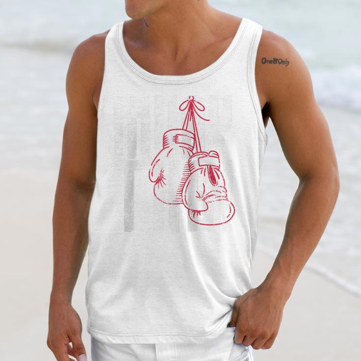 Fighter Gloves Muay Thai Raglan Baseball Tee Unisex Tank Top