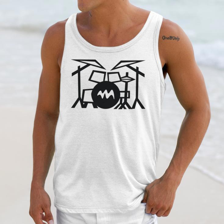 Retro Drum Kit Unisex Tank Top Retro Drum Kit Unisex Tank Top