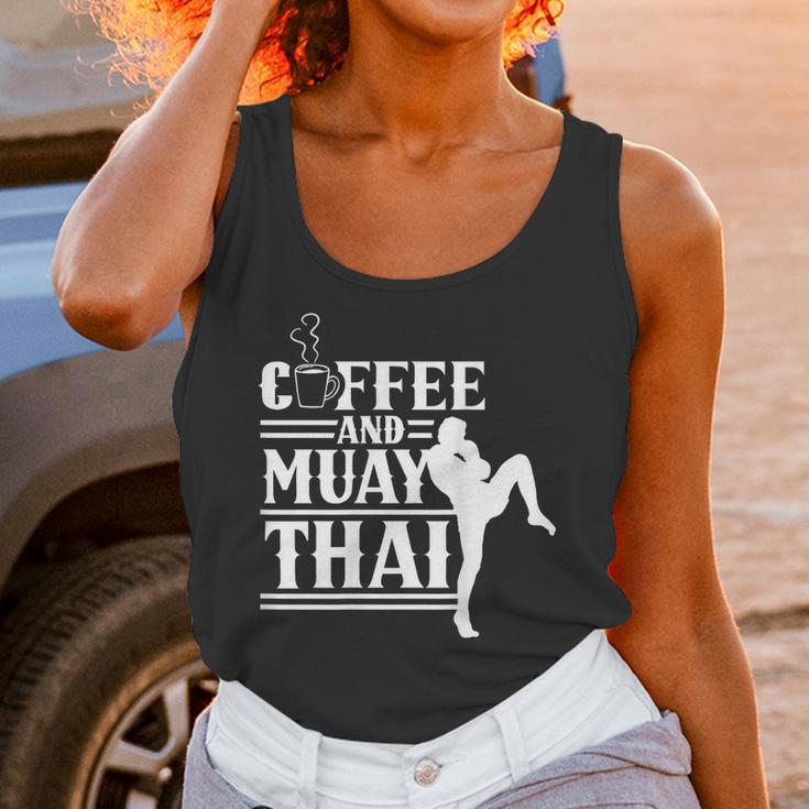 Coffee And Muay Thai Martial Arts Boxing Hobby Fighter Unisex Tank Top