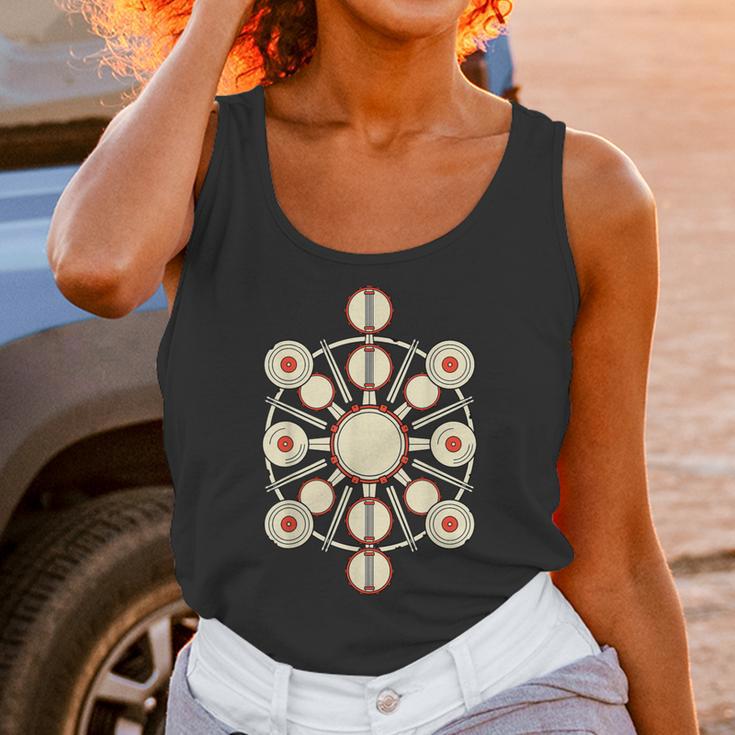 Drummer Drum Kit Mandala Percussionist Music Lover Unisex Tank Top Drummer Drum Kit Mandala Percussionist Music Lover Unisex Tank Top