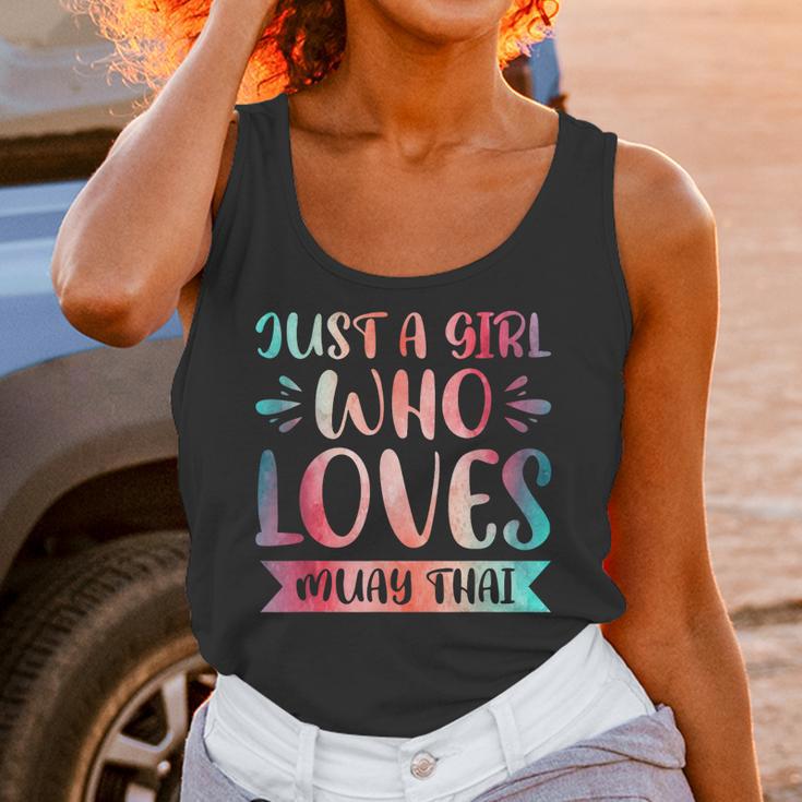 Just a Girl Who Loves Muay Thai Unisex Tank Top Just a Girl Who Loves Muay Thai Unisex Tank Top