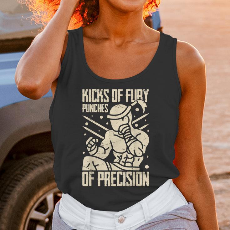 Kicks Of Fury Punches Of Precision Muay Thai Unisex Tank Top Kicks Of Fury Punches Of Precision Muay Thai Unisex Tank Top
