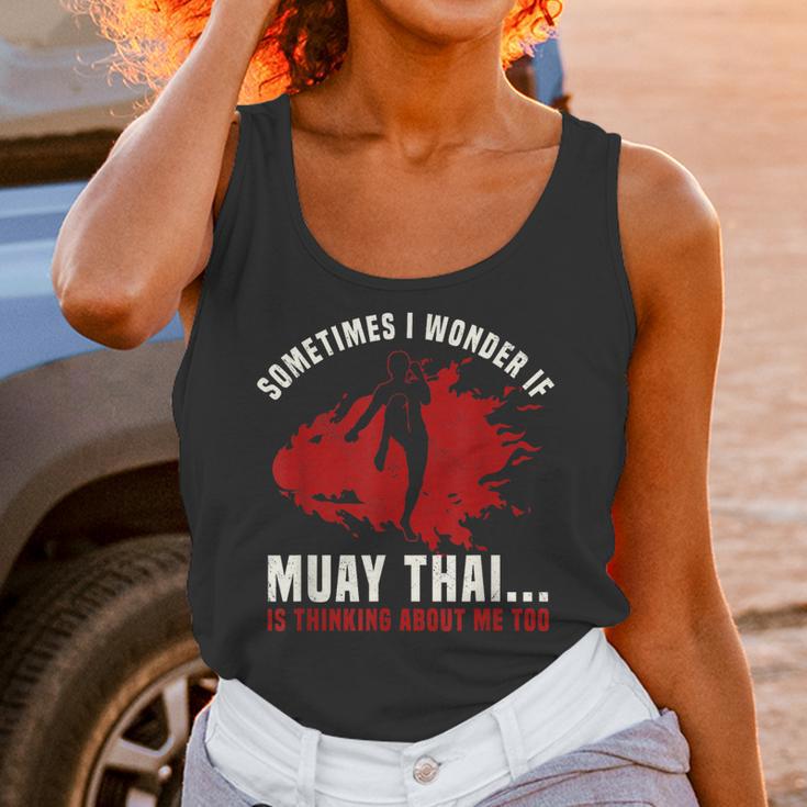 Muay Thai Boxing Teacher Kickboxing Martial Arts Instructor Unisex Tank Top