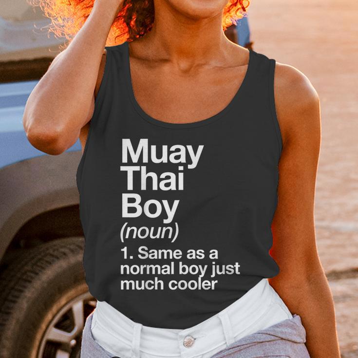 Muay Thai Boy Definition Martial Arts Sports Unisex Tank Top