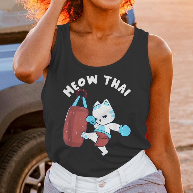 Muay Thai Cat Meow Thai Punch Bag Martial Arts Unisex Tank Top Muay Thai Cat Meow Thai Punch Bag Martial Arts Unisex Tank Top