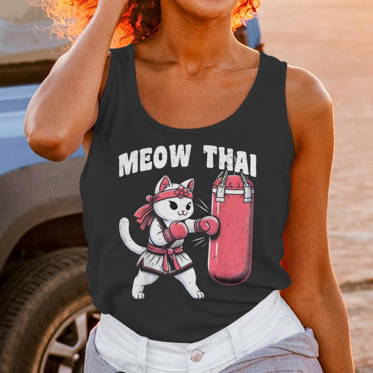 Muay Thai Cat Meow Thai Women Neko Costume Muay Thai Unisex Tank Top