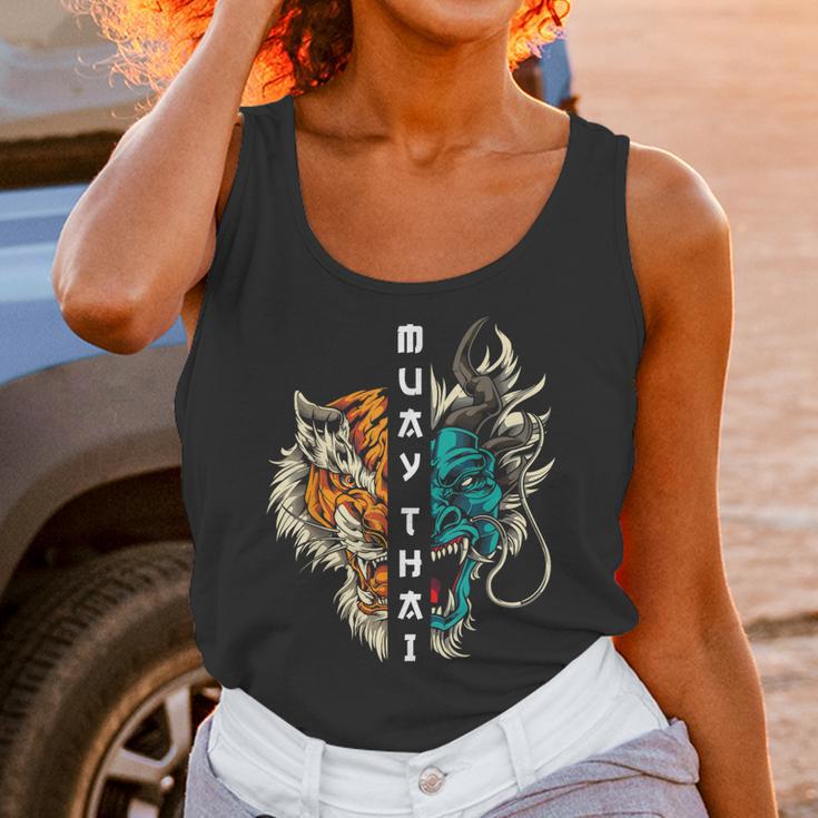 Muay Thai Dragon Tiger Unisex Tank Top Muay Thai Dragon Tiger Unisex Tank Top