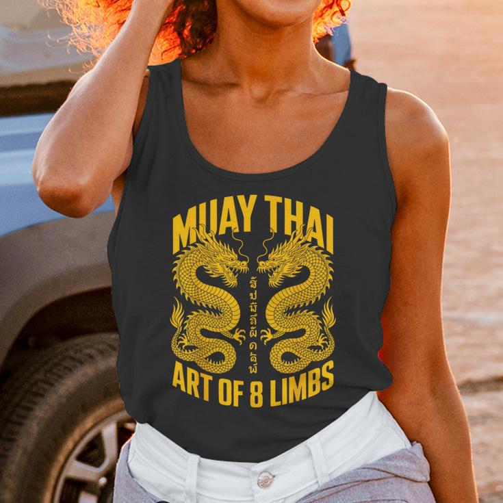 Muay Thai Dragons Thai Boxing Fighter Unisex Tank Top