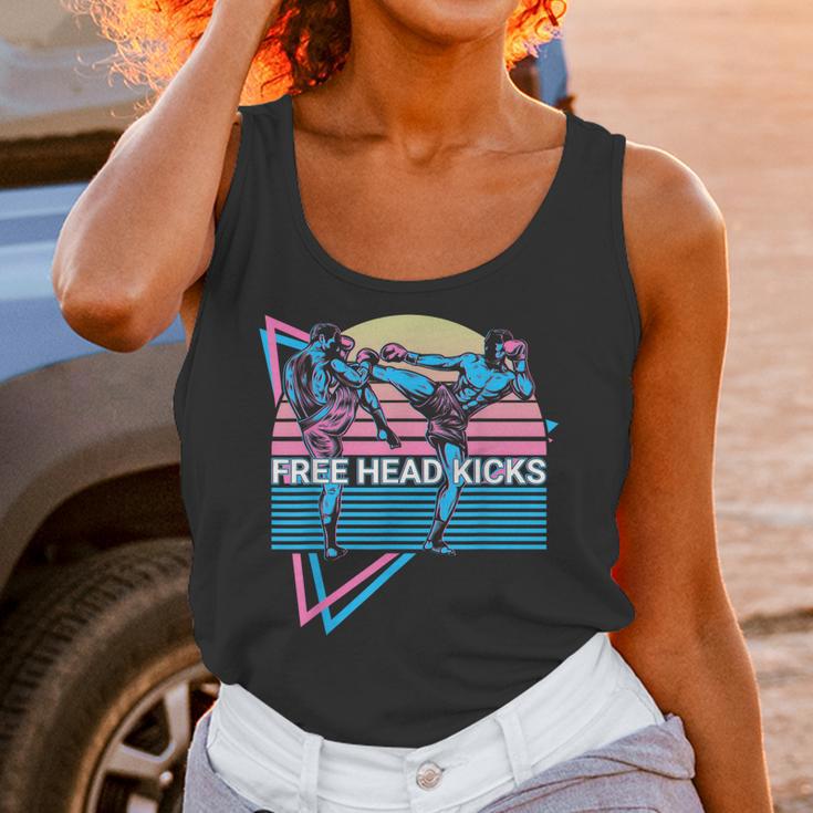 Muay Thai Kickboxing Retro Free Head Kicks Unisex Tank Top Muay Thai Kickboxing Retro Free Head Kicks Unisex Tank Top