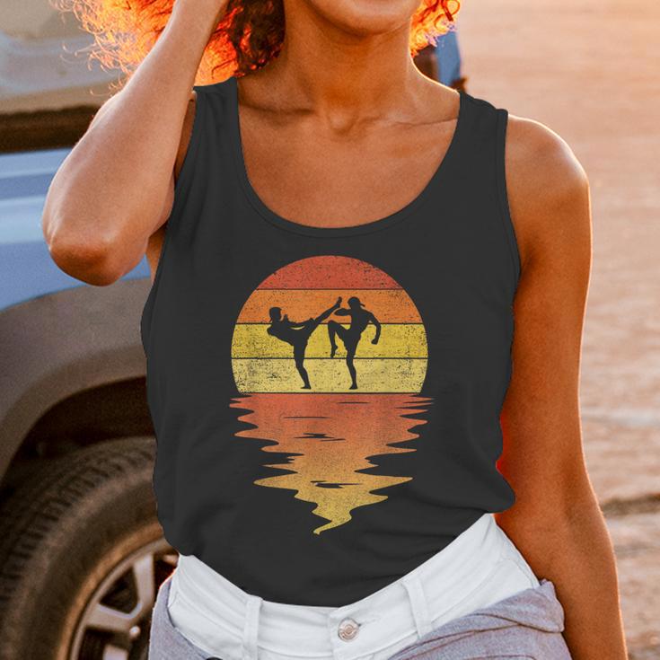 Muay Thai Shirt Retro Sunset 70s Vintage Muay Thai Unisex Tank Top Muay Thai Shirt Retro Sunset 70s Vintage Muay Thai Unisex Tank Top