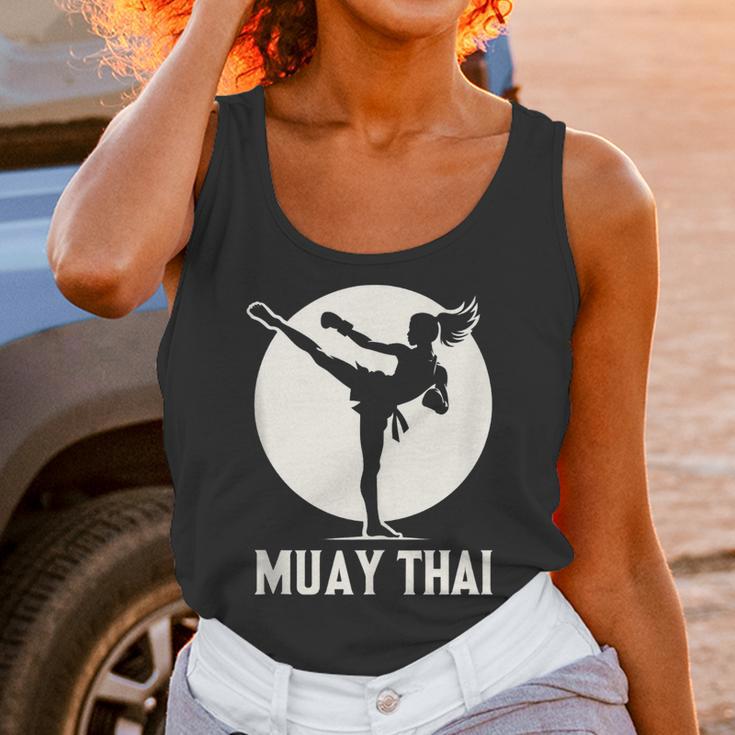 Muay Thai Woman Image Unisex Tank Top Muay Thai Woman Image Unisex Tank Top