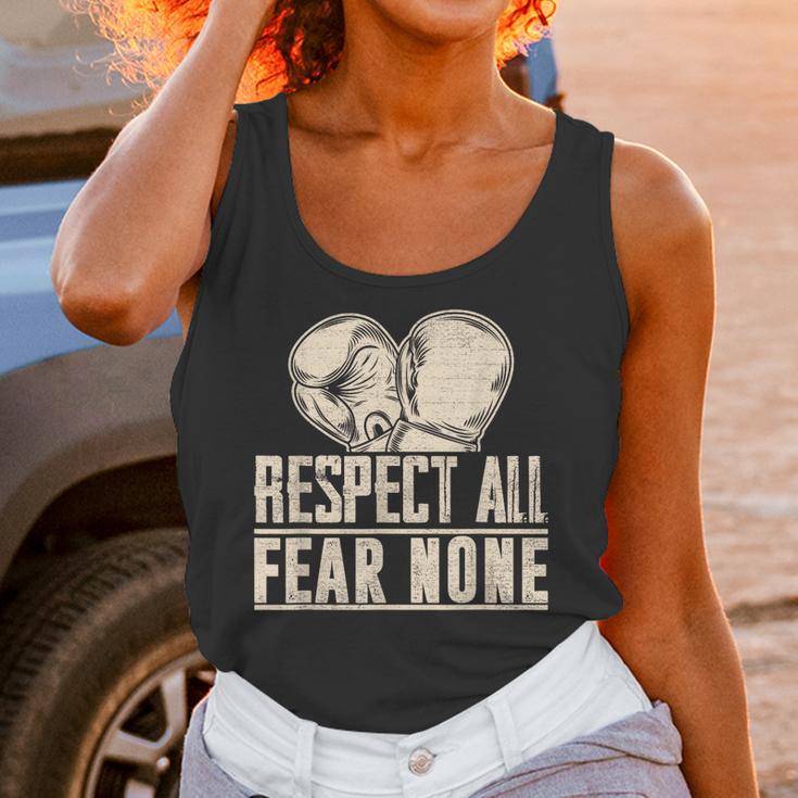 Respect All Fear None Muay Thai Unisex Tank Top Respect All Fear None Muay Thai Unisex Tank Top