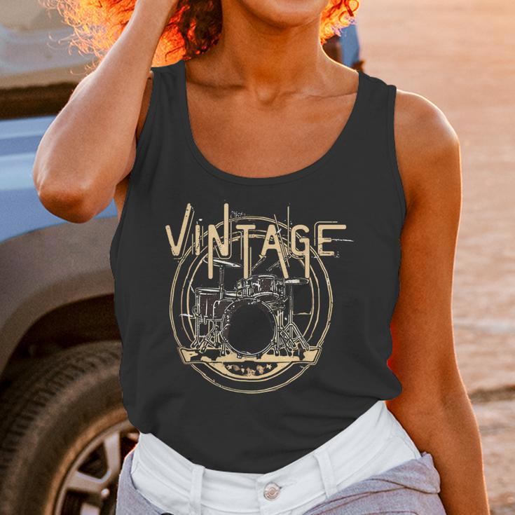 Vintage Drum Kit Unisex Tank Top Vintage Drum Kit Unisex Tank Top