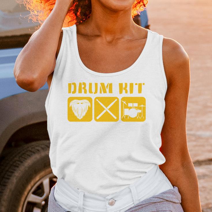 Drum Kit Band Drumming Drumsticks Musical Drums Unisex Tank Top