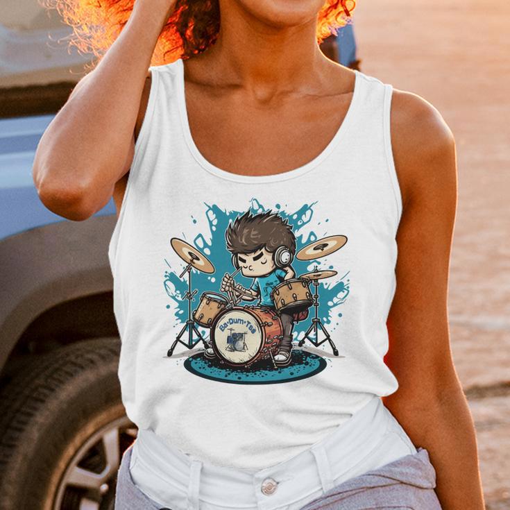 Drum Set Drumming Drummers Drum Kits Music Unisex Tank Top