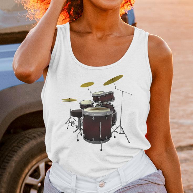 Drummer Drum Kit Premium Tri-Blend Unisex Tank Top Drummer Drum Kit Premium Tri-Blend Unisex Tank Top