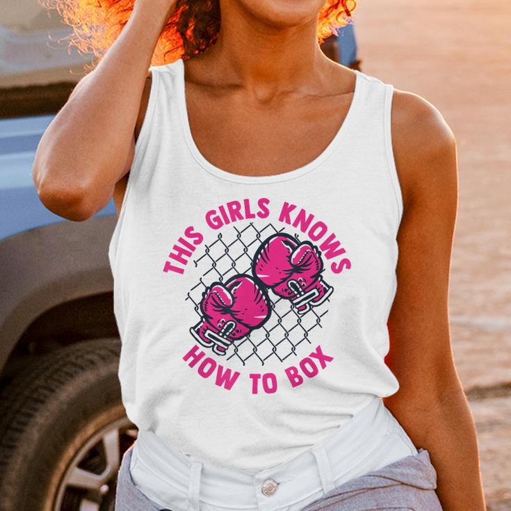 This Girl Knows How To Box Muay Thai Kickboxer Fan Boxing Unisex Tank Top This Girl Knows How To Box Muay Thai Kickboxer Fan Boxing Unisex Tank Top