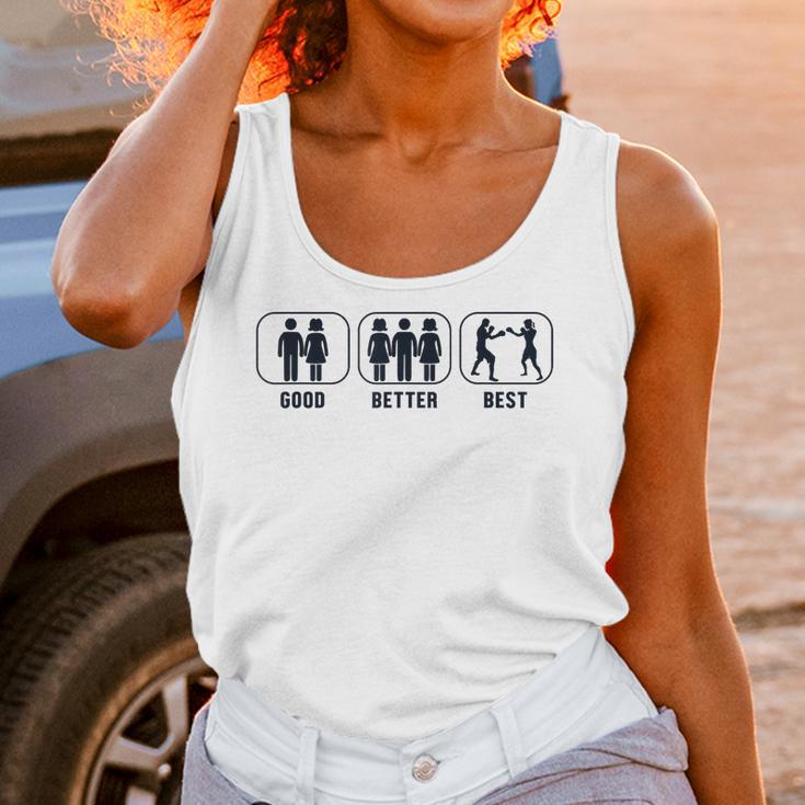Good Better Best Boxer Kickboxer Fan Muay Thai Boxing Unisex Tank Top