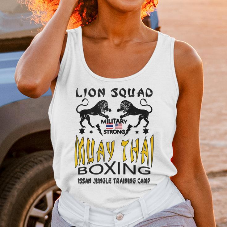 LION SQUAD THAILAND KICKBOXING MUAY THAI MMA TRAINING Unisex Tank Top LION SQUAD THAILAND KICKBOXING MUAY THAI MMA TRAINING Unisex Tank Top