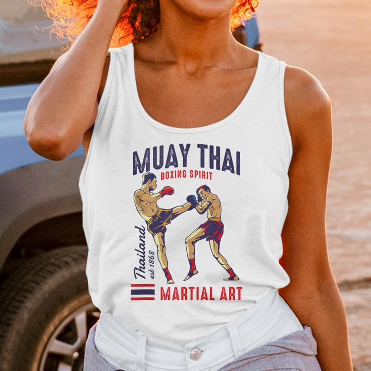 Muay Thai Boxing Spirit Martial Art Unisex Tank Top