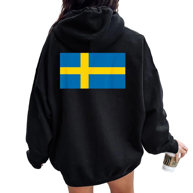 Bandera Deueciaverige Flaggaueca Hombre Women Oversized Hoodie Back Print