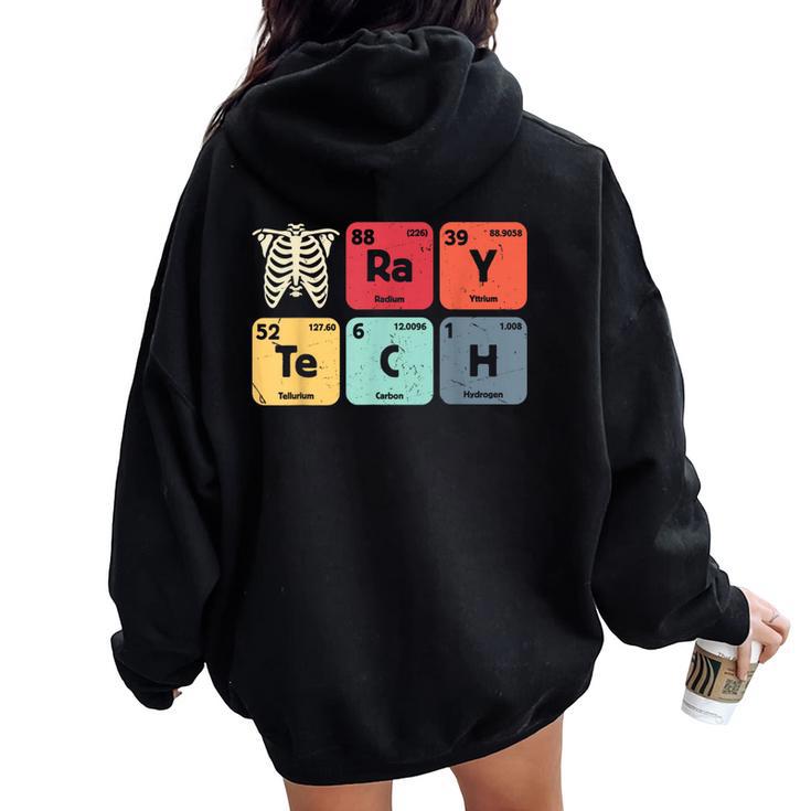 Rad Tech 放射線学 男性 女性 放射線技師 放射線科医 レディース オーバーサイズ パーカー バックプリント