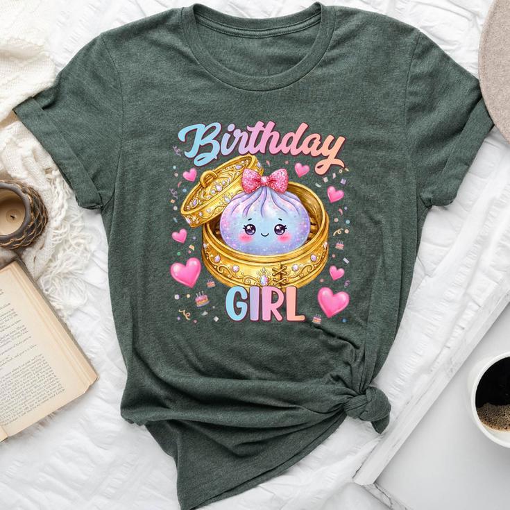 Happy Birthday Girl Kawaii Dumpling Anime Birthday Party Bella Canvas T-shirt