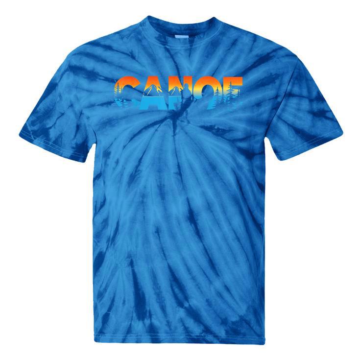 Canoe Canoeing Retro Canoe Tie-Dye T-Shirts