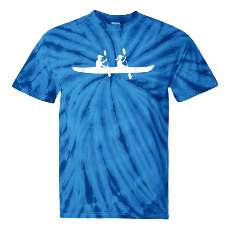 Canoe Couple Canoe Team Canoe Lover Canoeing Tour Summer Men Women Kids Tie-Dye T-Shirts