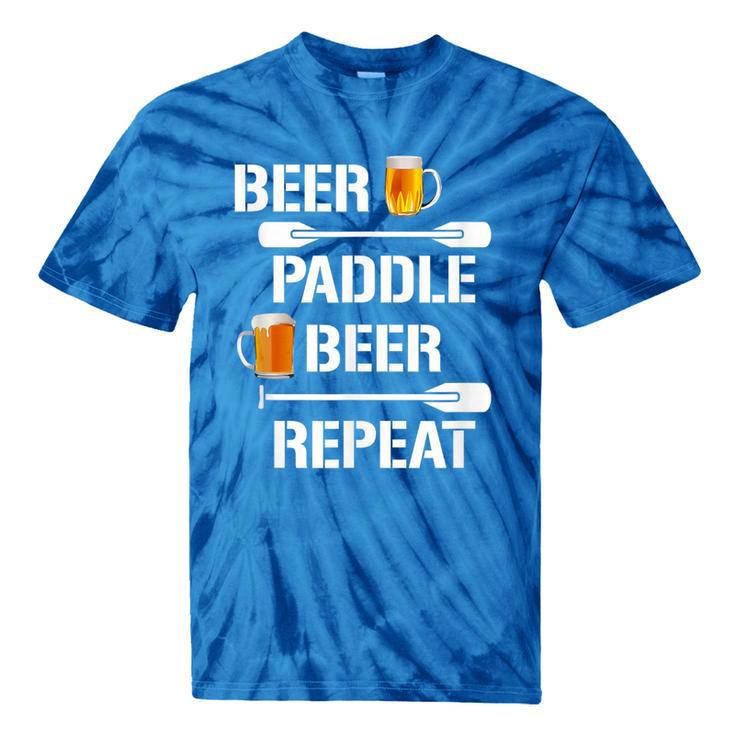 Canoe Kayak Tees Beer Paddle Repeat T-Shirt Tie-Dye T-Shirts
