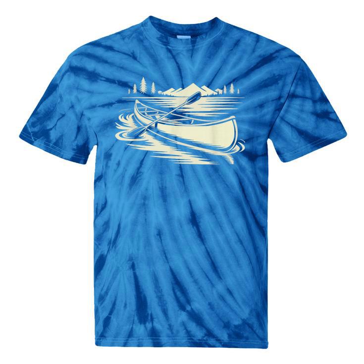 Canoe Tripper Loading Portage Pack First Light Tie-Dye T-Shirts