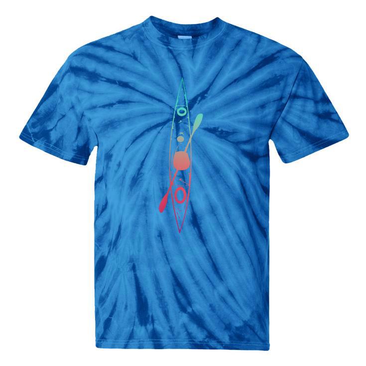 Kayak Lover Kayaking Canoe Paddling Water Sport Cute Kayaker Tie-Dye T-Shirts