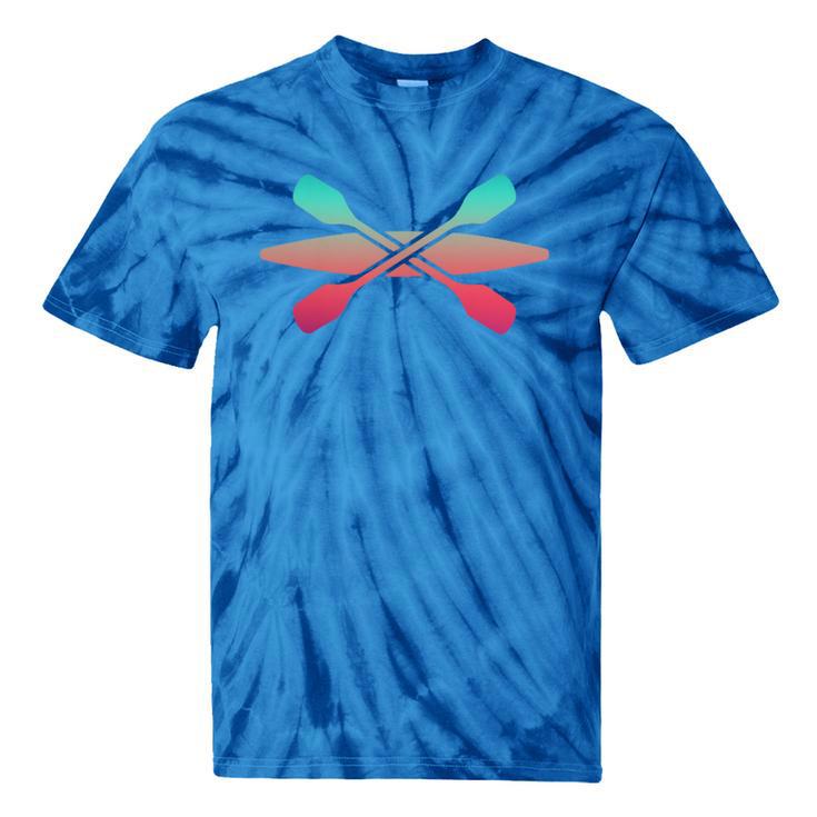 Kayak Lover Kayaking Canoe Paddling Water Sport Kayaker Tie-Dye T-Shirts
