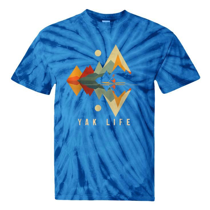 Kayak Vintage Retro Mountains Canoe Kayak Kayak Kayak Tie-Dye T-Shirts