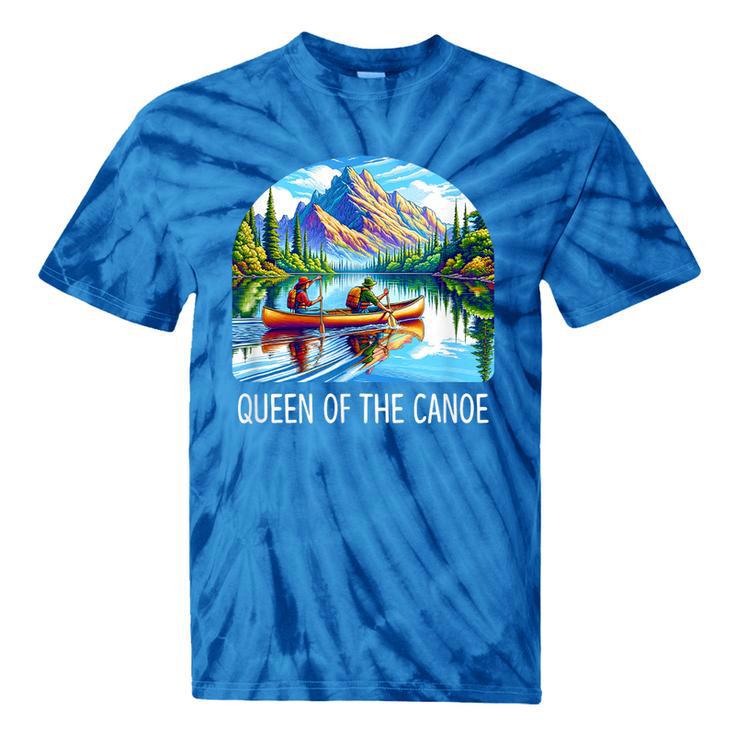 Queen Of The Canoe Canoeing Tie-Dye T-Shirts