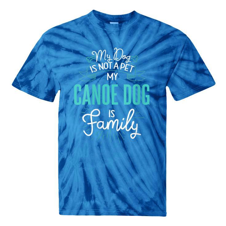 Women's Cute Canoe Dog Shirt Family Dog For Women Men Tie-Dye T-Shirts