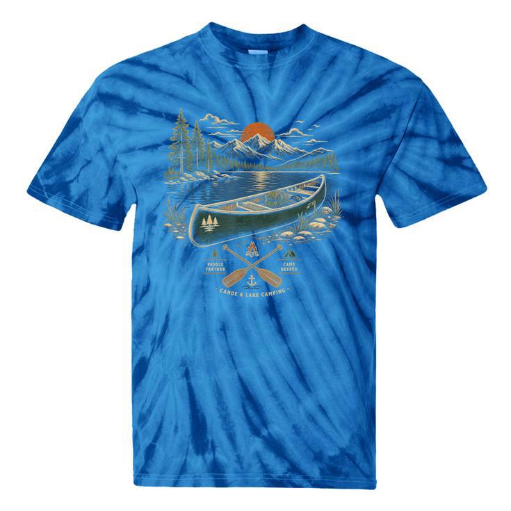 Canoe And Lake Camping Paddle Camp Tie-Dye T-Shirts Canoe And Lake Camping Paddle Camp Tie-Dye T-Shirts