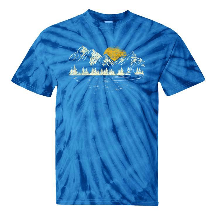 Mountain Kayaking Nature Water Sports Kayaker Canoeing Kayak Tie-Dye T-Shirts