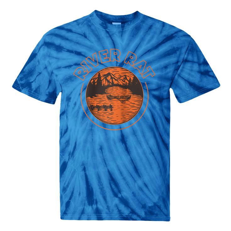 Canoe Canoeing Retro River Rat Raglan Baseball Tee Tie-Dye T-Shirts
