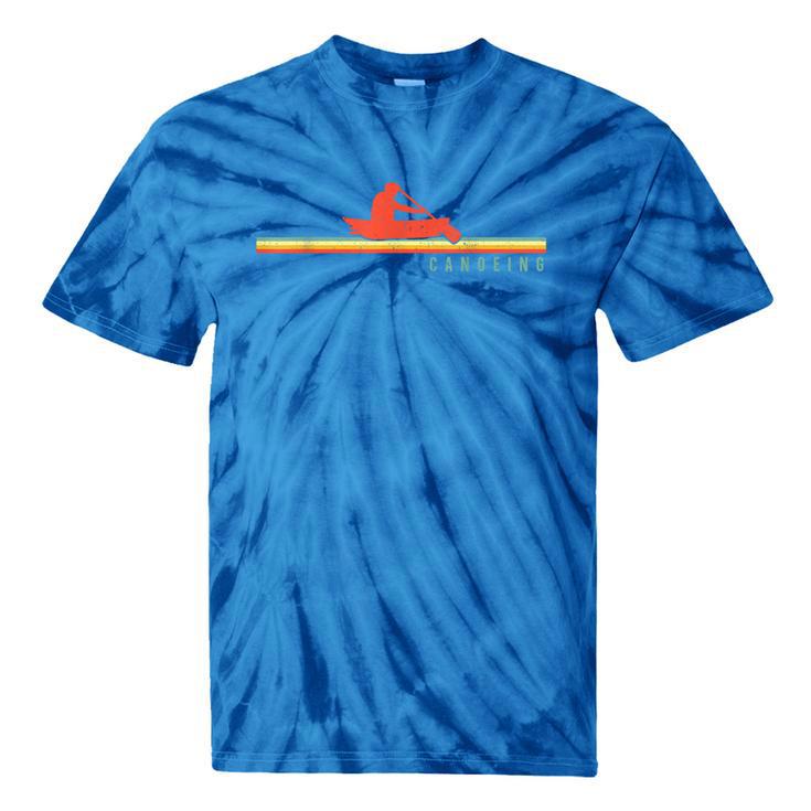 Canoe Canoeing Retro Vintage Canoeing Tie-Dye T-Shirts