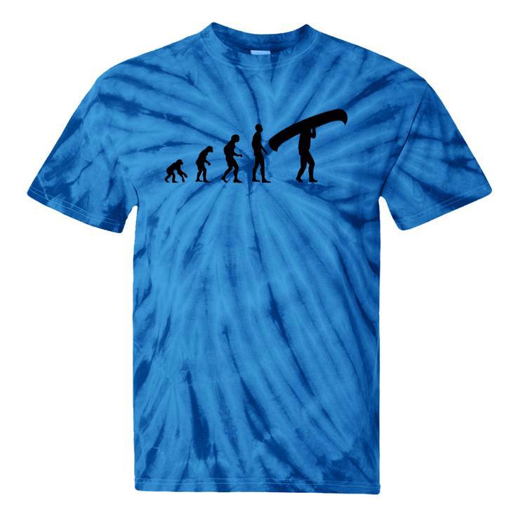 Canoe Evolution Canoeing Shirt  T-Shirt Tie-Dye T-Shirts