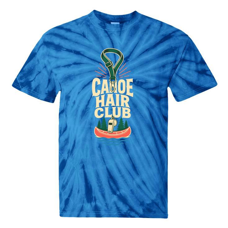 Canoe Hair Club Paddling Retro Comfort Colors Crop Top Tie-Dye T-Shirts