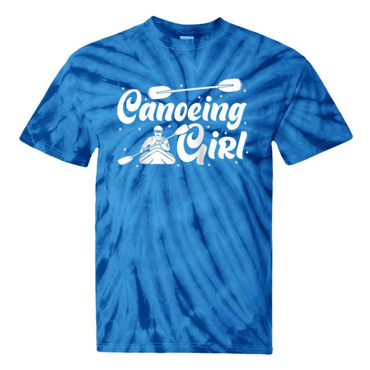 Canoeing Girl Raglan Baseball Tee Tie-Dye T-Shirts