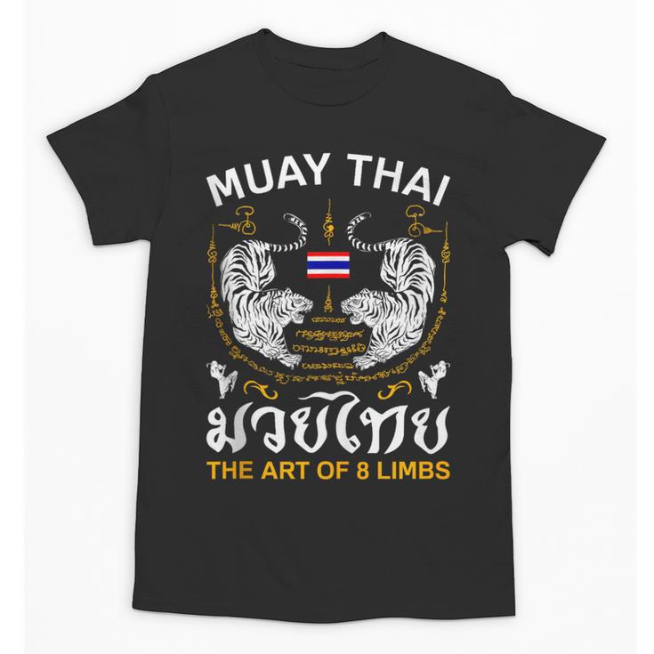 The Art Of 8 Limbs Sak Yant Tiger Muay Thai Unisex T-Shirt