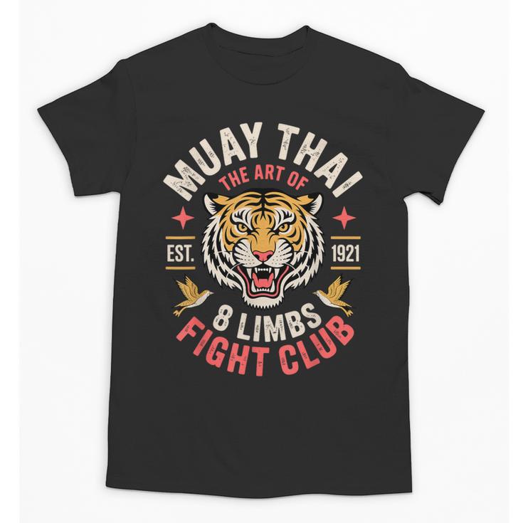 Cool Muay Thai Art For Men Women Kickboxer MMA Muay Thai Unisex T-Shirt