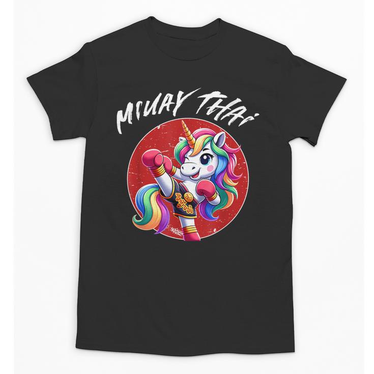 Cute Thai Boxing And Muay Thai Unicorn Unisex T-Shirt