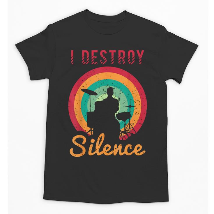 Drum Kit Tshirt For a Drummer With Percussion Instruments Unisex T-Shirt