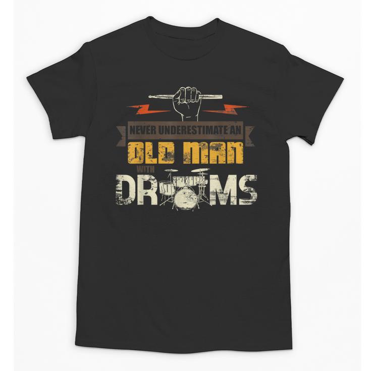 Drummer Drummer Pensioner Drum Kit Unisex T-Shirt