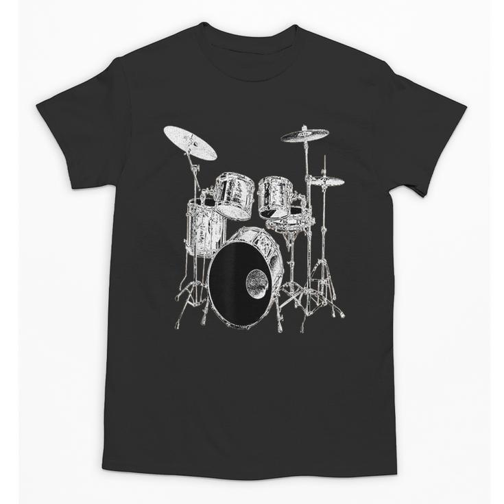 Drums Drum Kit Music Unisex T-Shirt