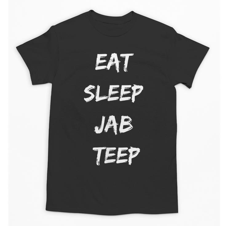 Eat Sleep Jab Teep Rep Muay Thai Unisex T-Shirt